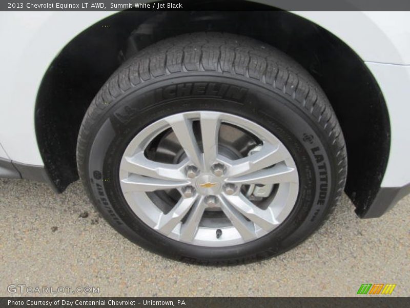 Summit White / Jet Black 2013 Chevrolet Equinox LT AWD