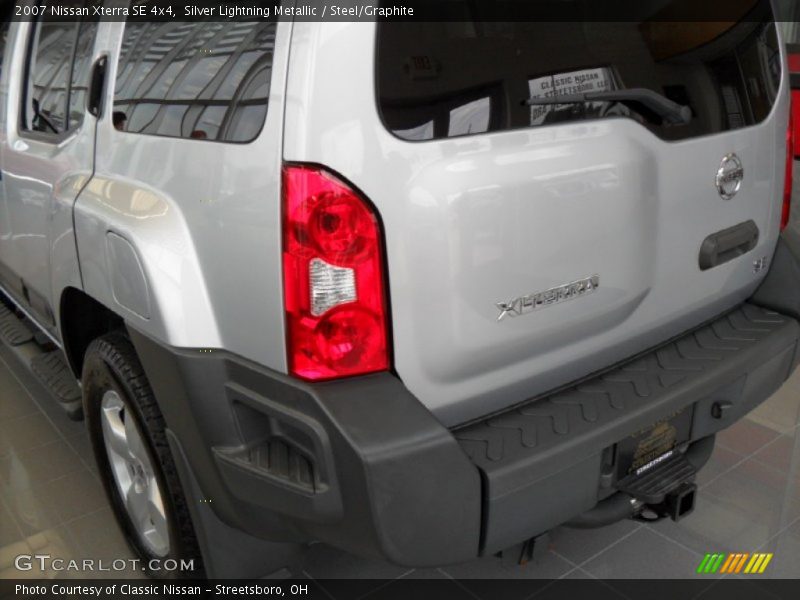 Silver Lightning Metallic / Steel/Graphite 2007 Nissan Xterra SE 4x4