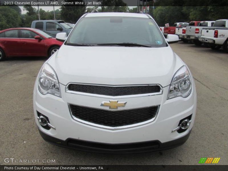 Summit White / Jet Black 2013 Chevrolet Equinox LT AWD