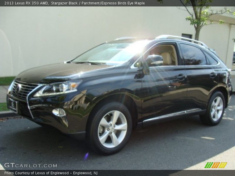 Stargazer Black / Parchment/Espresso Birds Eye Maple 2013 Lexus RX 350 AWD