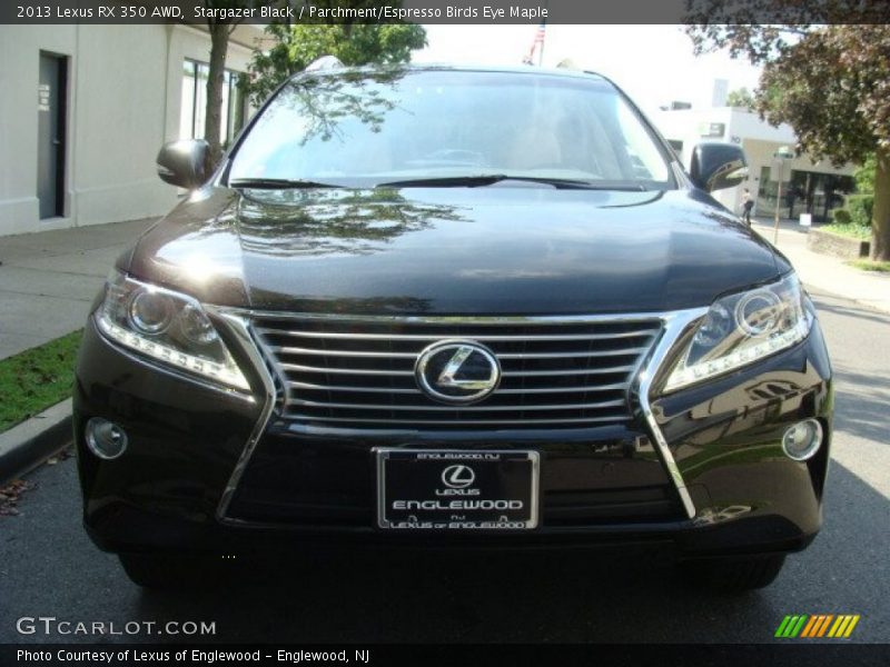 Stargazer Black / Parchment/Espresso Birds Eye Maple 2013 Lexus RX 350 AWD