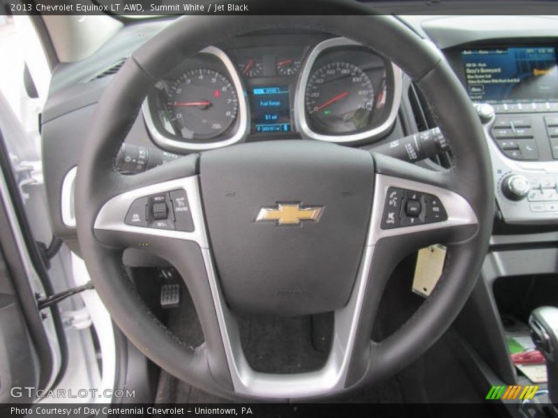 Summit White / Jet Black 2013 Chevrolet Equinox LT AWD