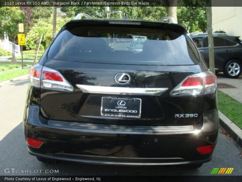 Stargazer Black / Parchment/Espresso Birds Eye Maple 2013 Lexus RX 350 AWD