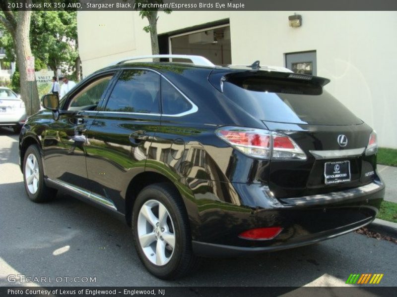 Stargazer Black / Parchment/Espresso Birds Eye Maple 2013 Lexus RX 350 AWD