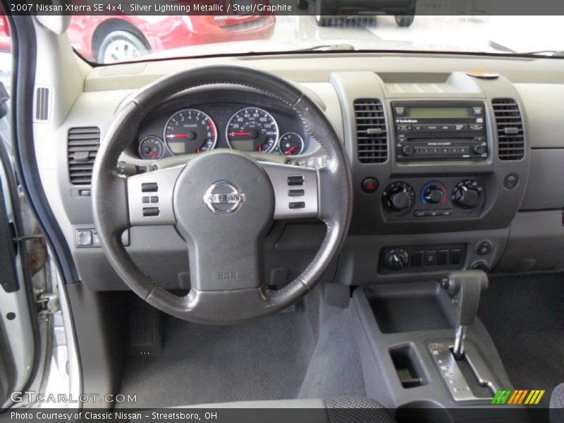 Silver Lightning Metallic / Steel/Graphite 2007 Nissan Xterra SE 4x4