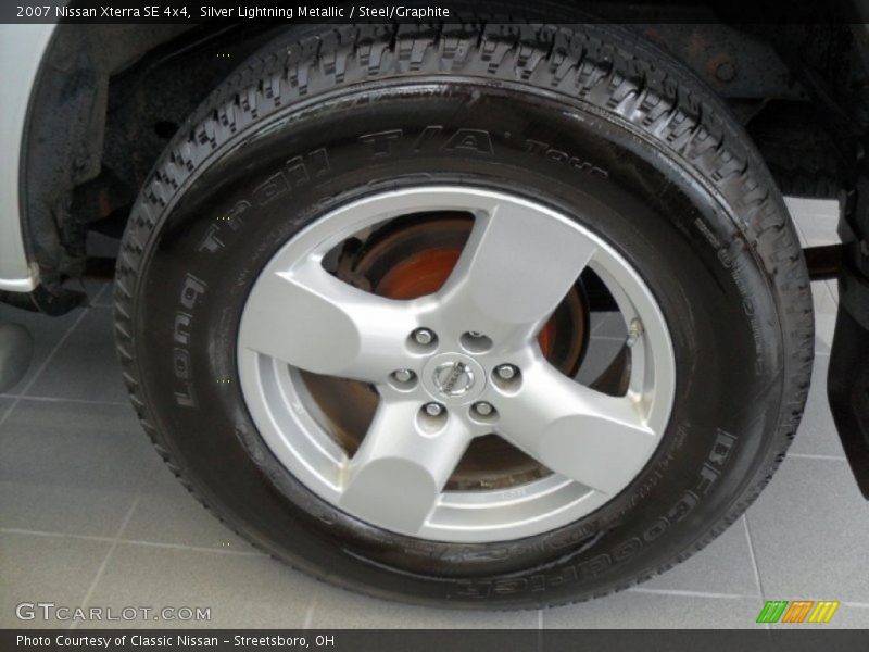Silver Lightning Metallic / Steel/Graphite 2007 Nissan Xterra SE 4x4