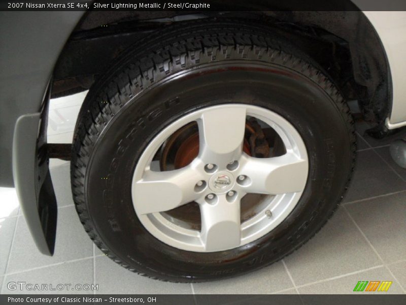 Silver Lightning Metallic / Steel/Graphite 2007 Nissan Xterra SE 4x4
