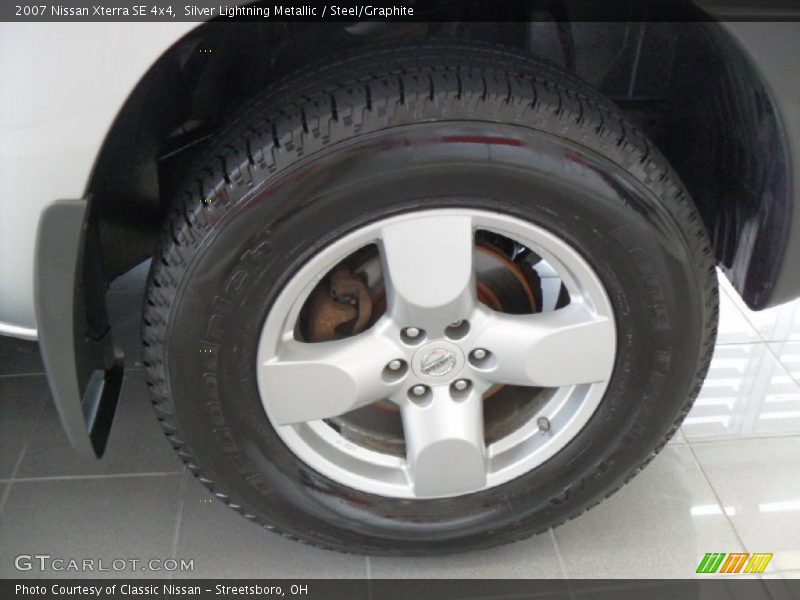Silver Lightning Metallic / Steel/Graphite 2007 Nissan Xterra SE 4x4