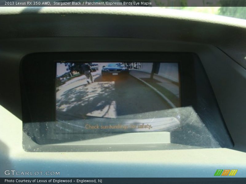 Stargazer Black / Parchment/Espresso Birds Eye Maple 2013 Lexus RX 350 AWD