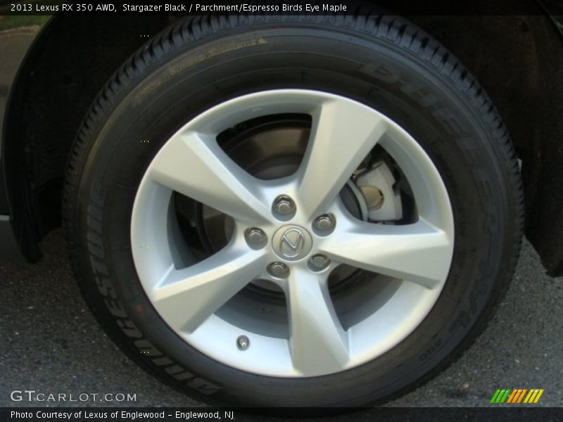Stargazer Black / Parchment/Espresso Birds Eye Maple 2013 Lexus RX 350 AWD