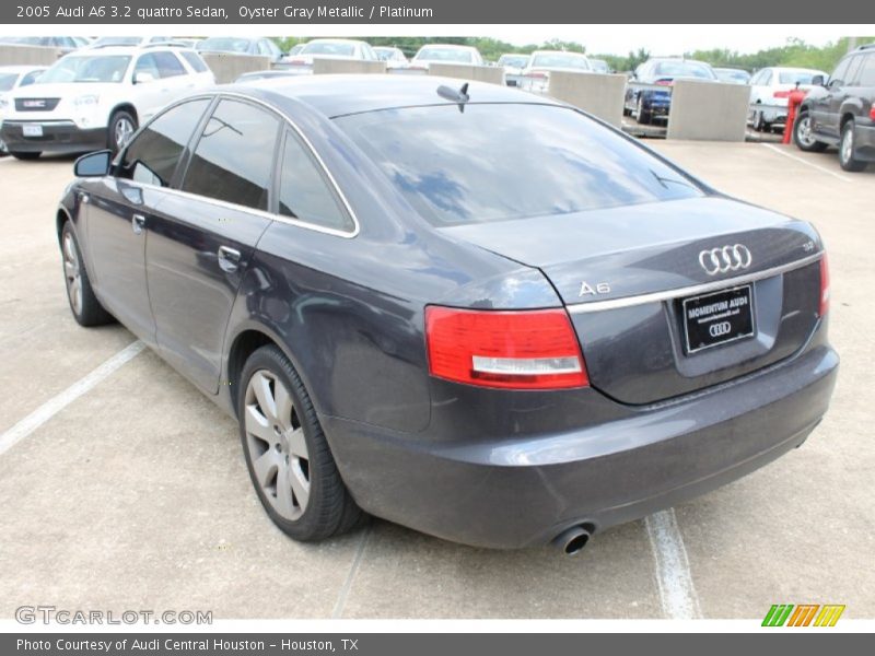 Oyster Gray Metallic / Platinum 2005 Audi A6 3.2 quattro Sedan