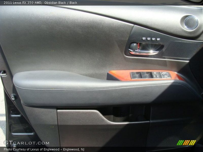 Obsidian Black / Black 2011 Lexus RX 350 AWD
