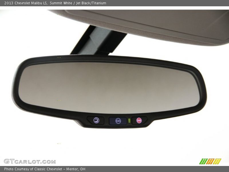 Summit White / Jet Black/Titanium 2013 Chevrolet Malibu LS