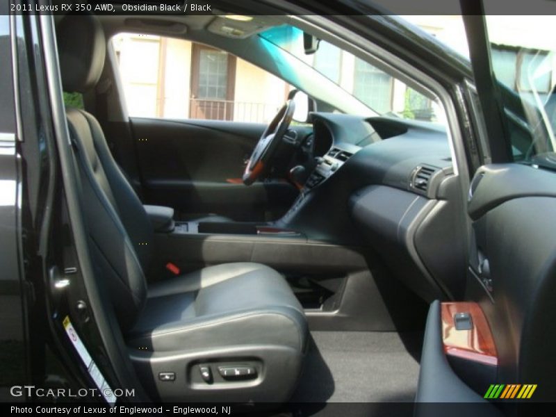 Obsidian Black / Black 2011 Lexus RX 350 AWD