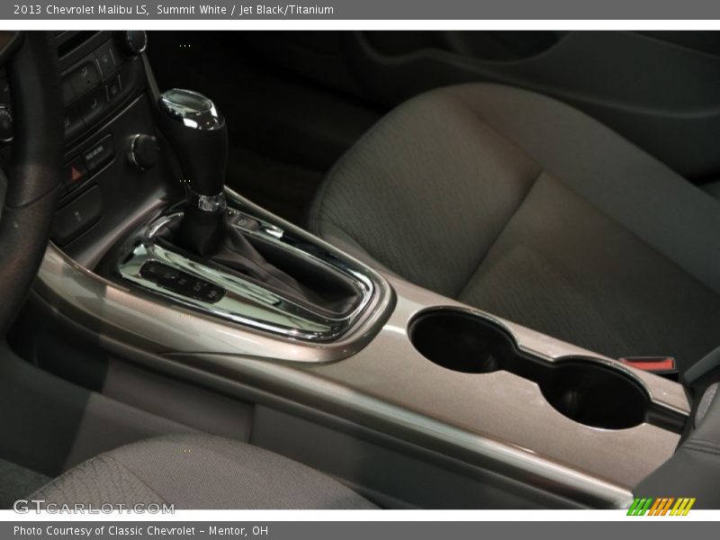 Summit White / Jet Black/Titanium 2013 Chevrolet Malibu LS
