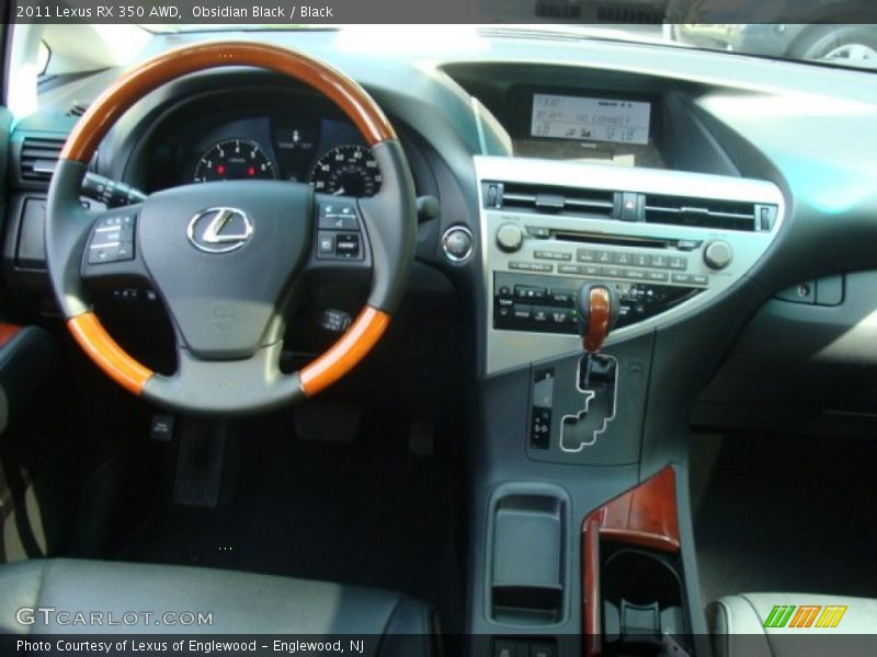 Obsidian Black / Black 2011 Lexus RX 350 AWD