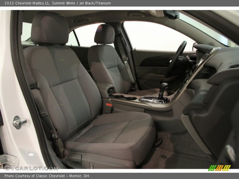 Summit White / Jet Black/Titanium 2013 Chevrolet Malibu LS