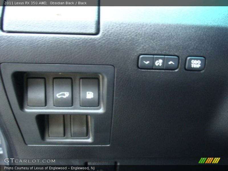 Obsidian Black / Black 2011 Lexus RX 350 AWD