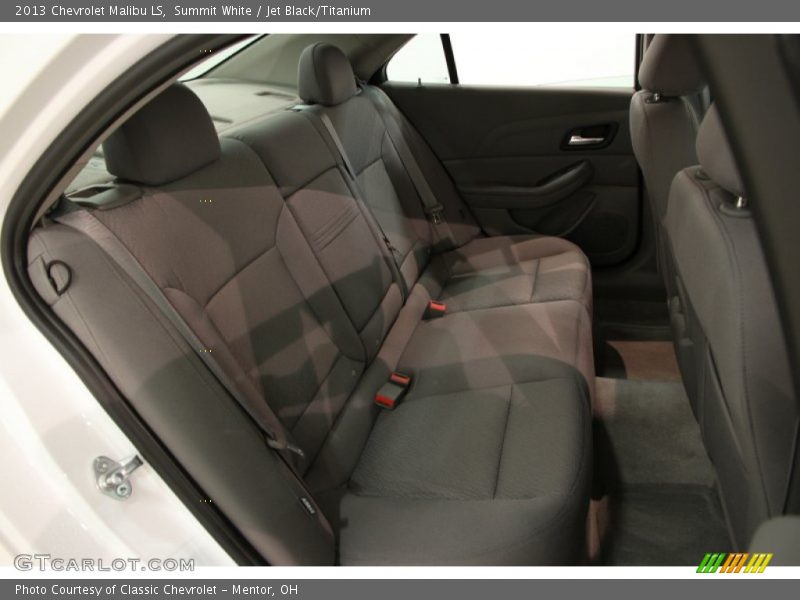 Summit White / Jet Black/Titanium 2013 Chevrolet Malibu LS