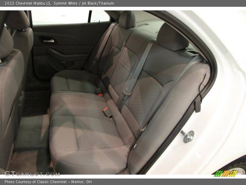 Summit White / Jet Black/Titanium 2013 Chevrolet Malibu LS