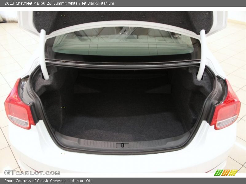 Summit White / Jet Black/Titanium 2013 Chevrolet Malibu LS