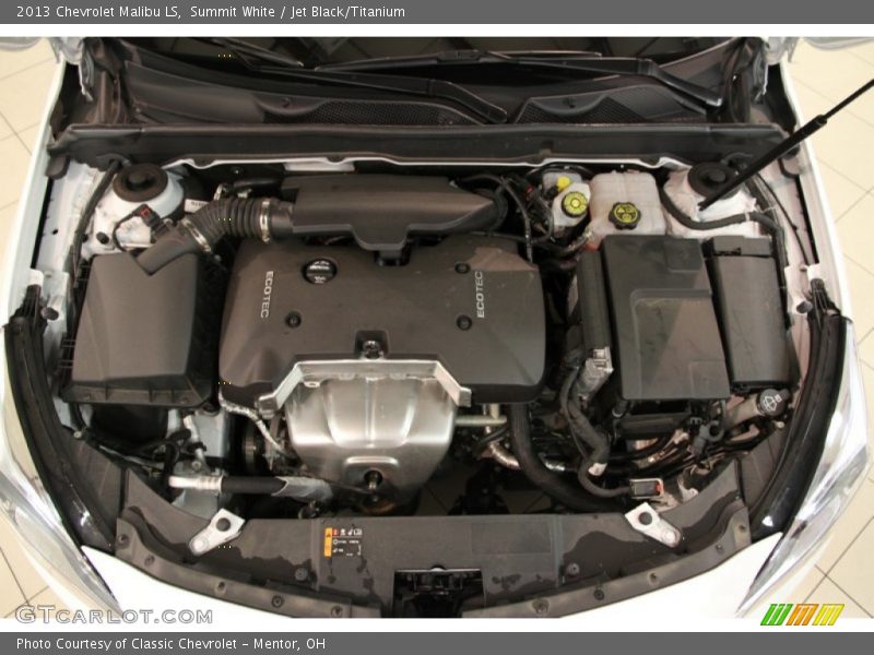 Summit White / Jet Black/Titanium 2013 Chevrolet Malibu LS