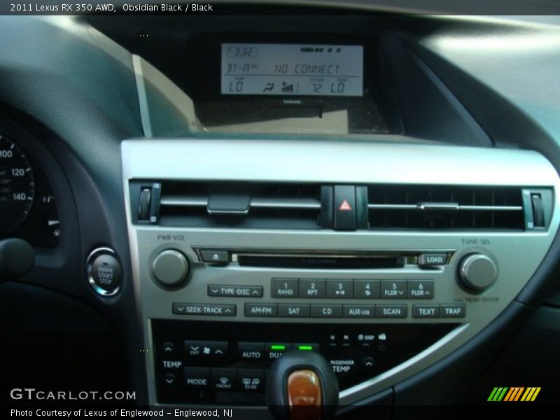 Obsidian Black / Black 2011 Lexus RX 350 AWD