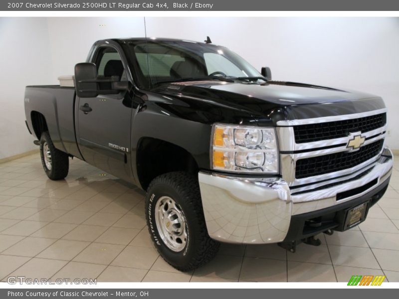 Black / Ebony 2007 Chevrolet Silverado 2500HD LT Regular Cab 4x4
