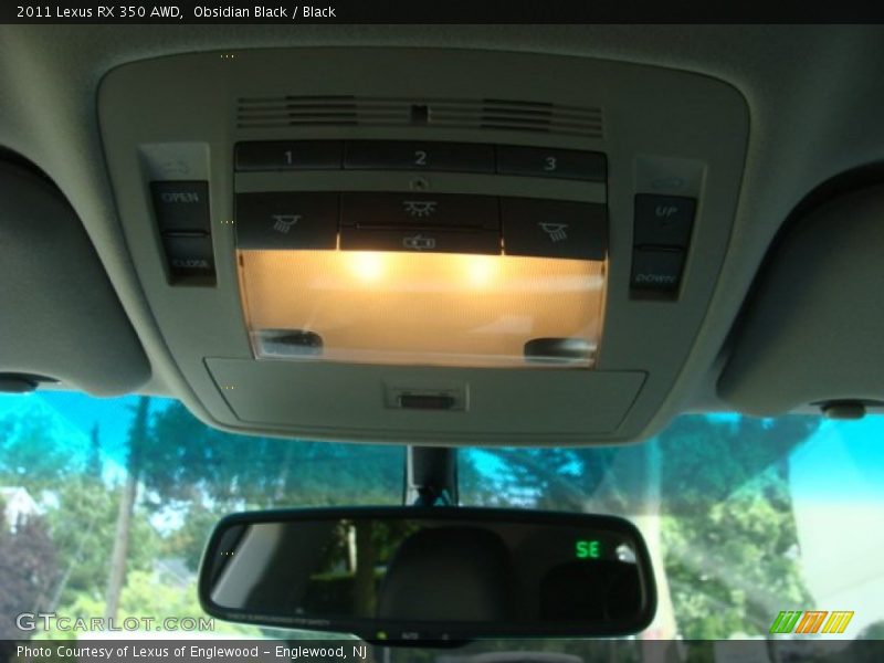Obsidian Black / Black 2011 Lexus RX 350 AWD