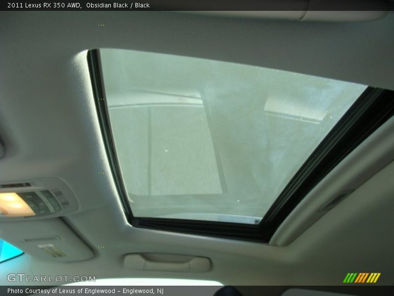 Obsidian Black / Black 2011 Lexus RX 350 AWD