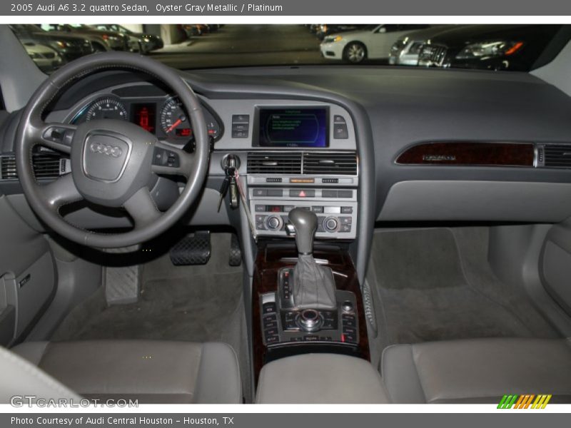 Oyster Gray Metallic / Platinum 2005 Audi A6 3.2 quattro Sedan