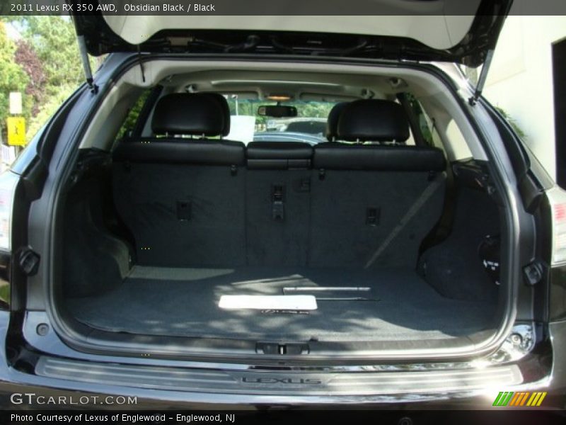 Obsidian Black / Black 2011 Lexus RX 350 AWD