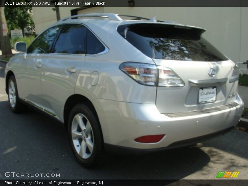 Tungsten Silver Pearl / Black 2011 Lexus RX 350 AWD