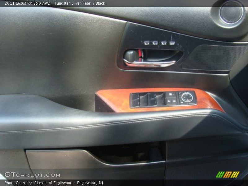Tungsten Silver Pearl / Black 2011 Lexus RX 350 AWD