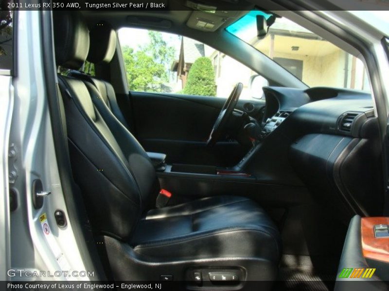 Tungsten Silver Pearl / Black 2011 Lexus RX 350 AWD