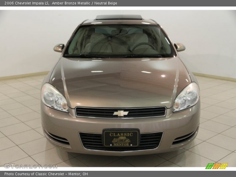 Amber Bronze Metallic / Neutral Beige 2006 Chevrolet Impala LS