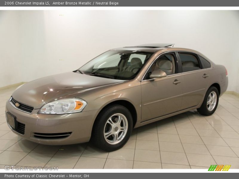 Amber Bronze Metallic / Neutral Beige 2006 Chevrolet Impala LS