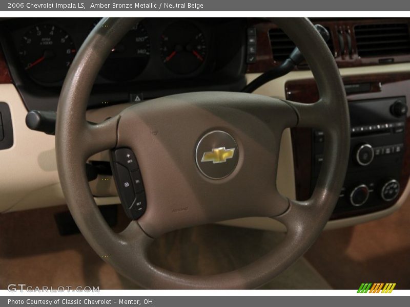 Amber Bronze Metallic / Neutral Beige 2006 Chevrolet Impala LS