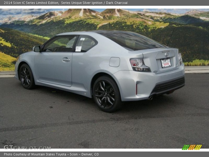 Series Unique Silver Ignition / Dark Charcoal 2014 Scion tC Series Limited Edition