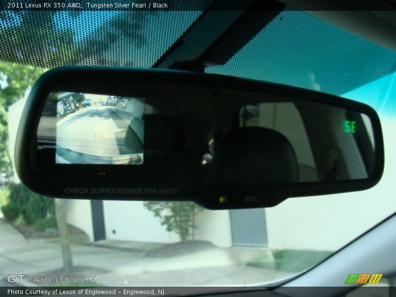 Tungsten Silver Pearl / Black 2011 Lexus RX 350 AWD