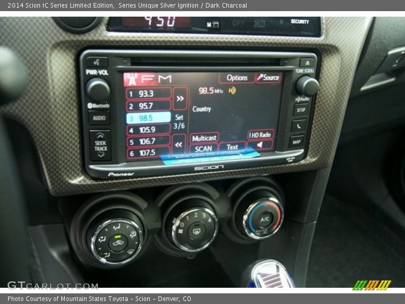 Controls of 2014 tC Series Limited Edition