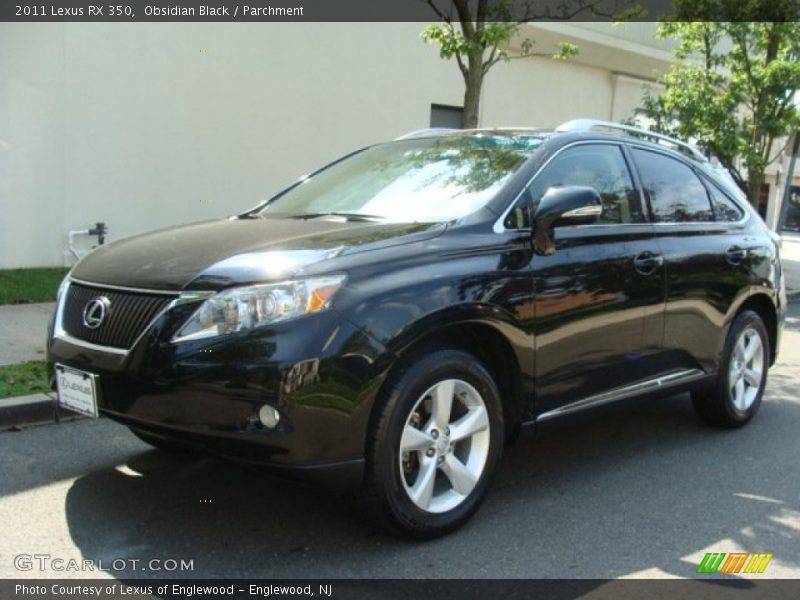Obsidian Black / Parchment 2011 Lexus RX 350