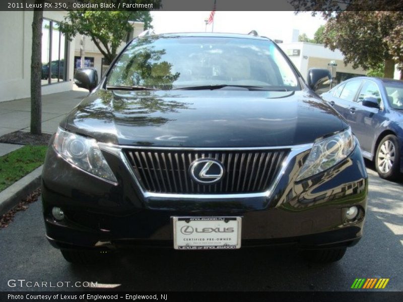 Obsidian Black / Parchment 2011 Lexus RX 350