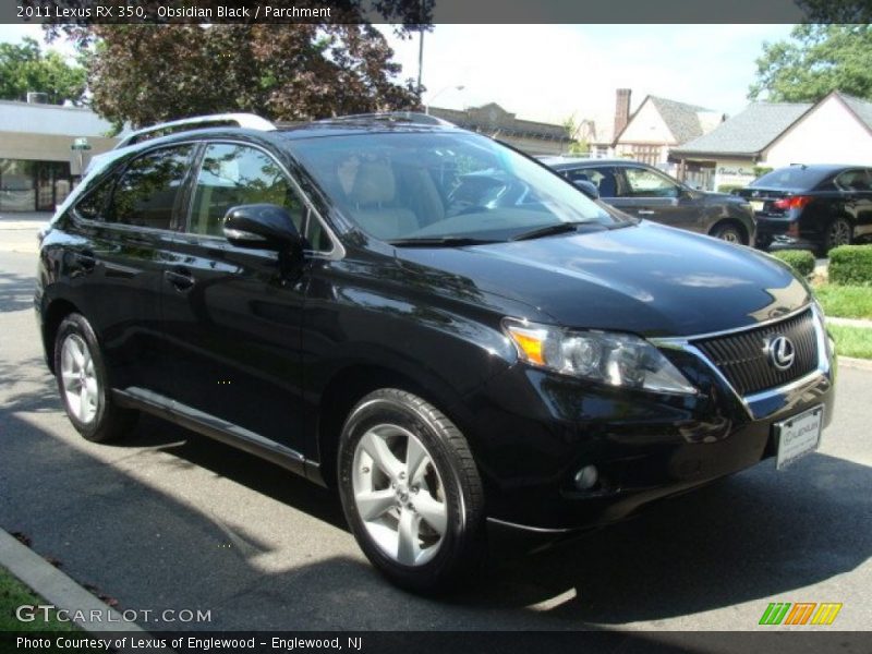 Obsidian Black / Parchment 2011 Lexus RX 350