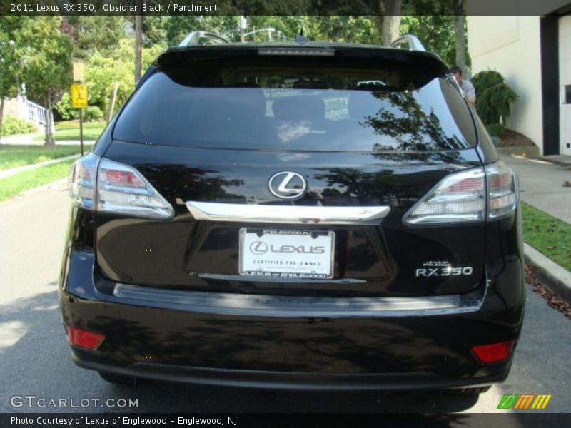Obsidian Black / Parchment 2011 Lexus RX 350