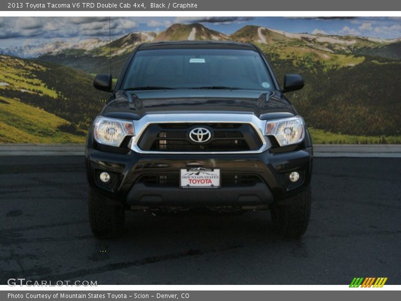 Black / Graphite 2013 Toyota Tacoma V6 TRD Double Cab 4x4