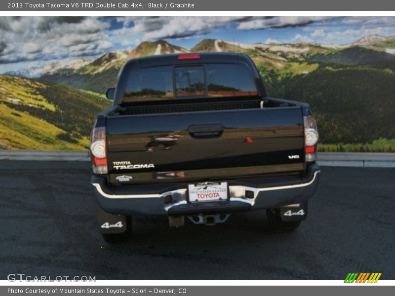 Black / Graphite 2013 Toyota Tacoma V6 TRD Double Cab 4x4