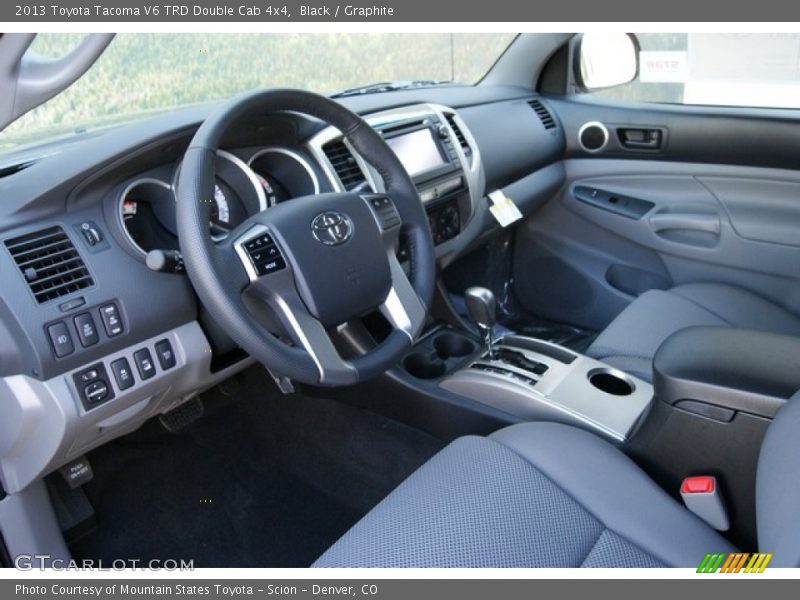 Graphite Interior - 2013 Tacoma V6 TRD Double Cab 4x4 