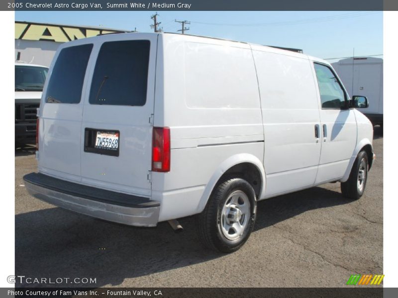 Summit White / Medium Gray 2005 Chevrolet Astro Cargo Van