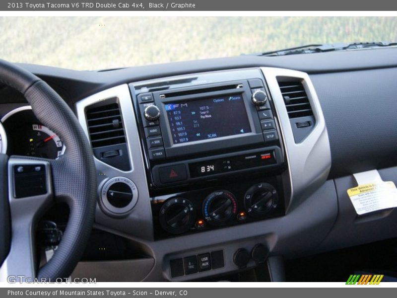 Controls of 2013 Tacoma V6 TRD Double Cab 4x4